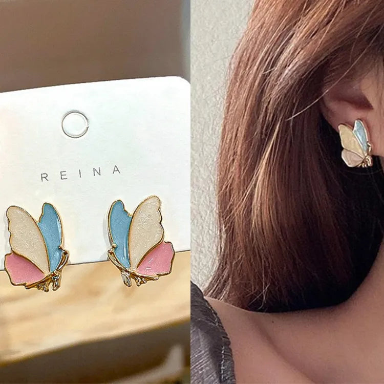 Cute Colorful Butterfly Earrings