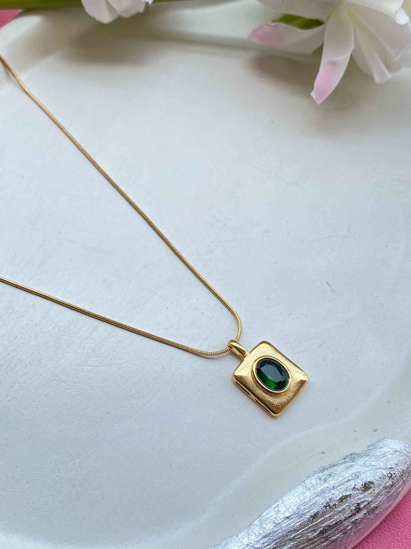 Green Gem Necklace