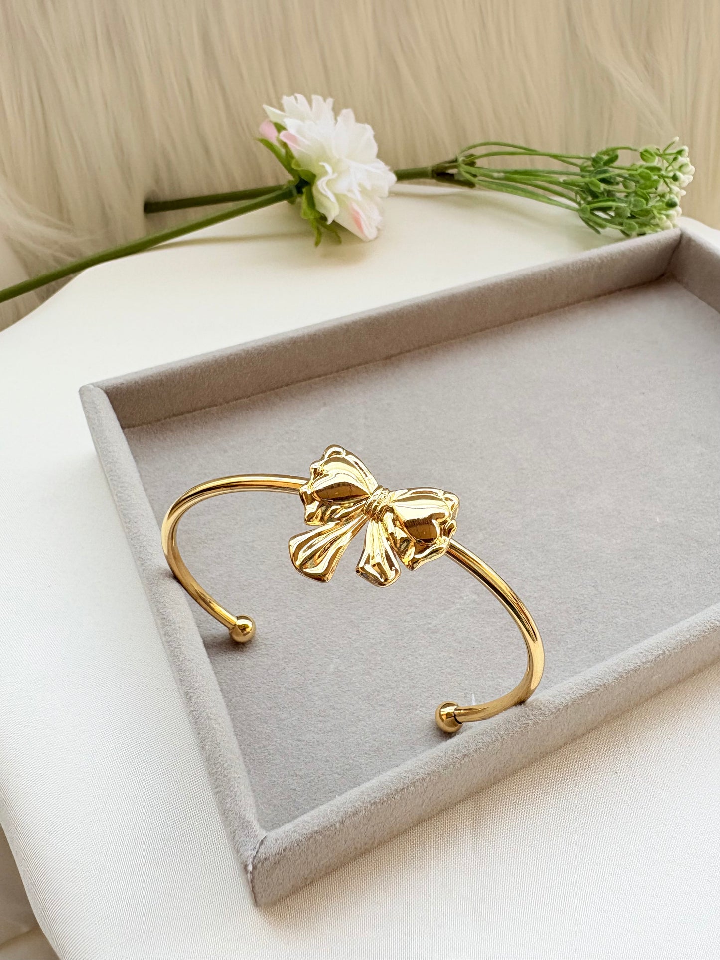 Trendy Cuff Bow Bracelet