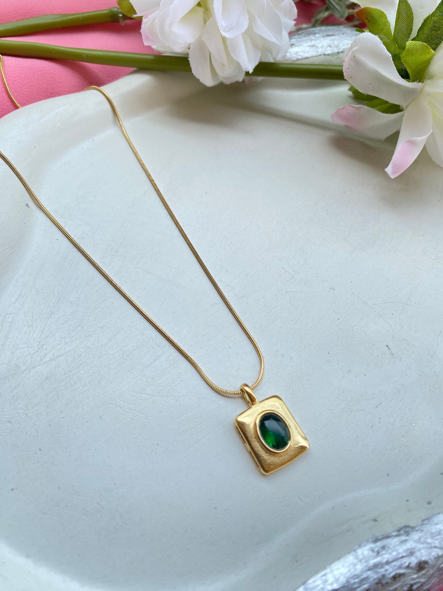 Green Gem Necklace