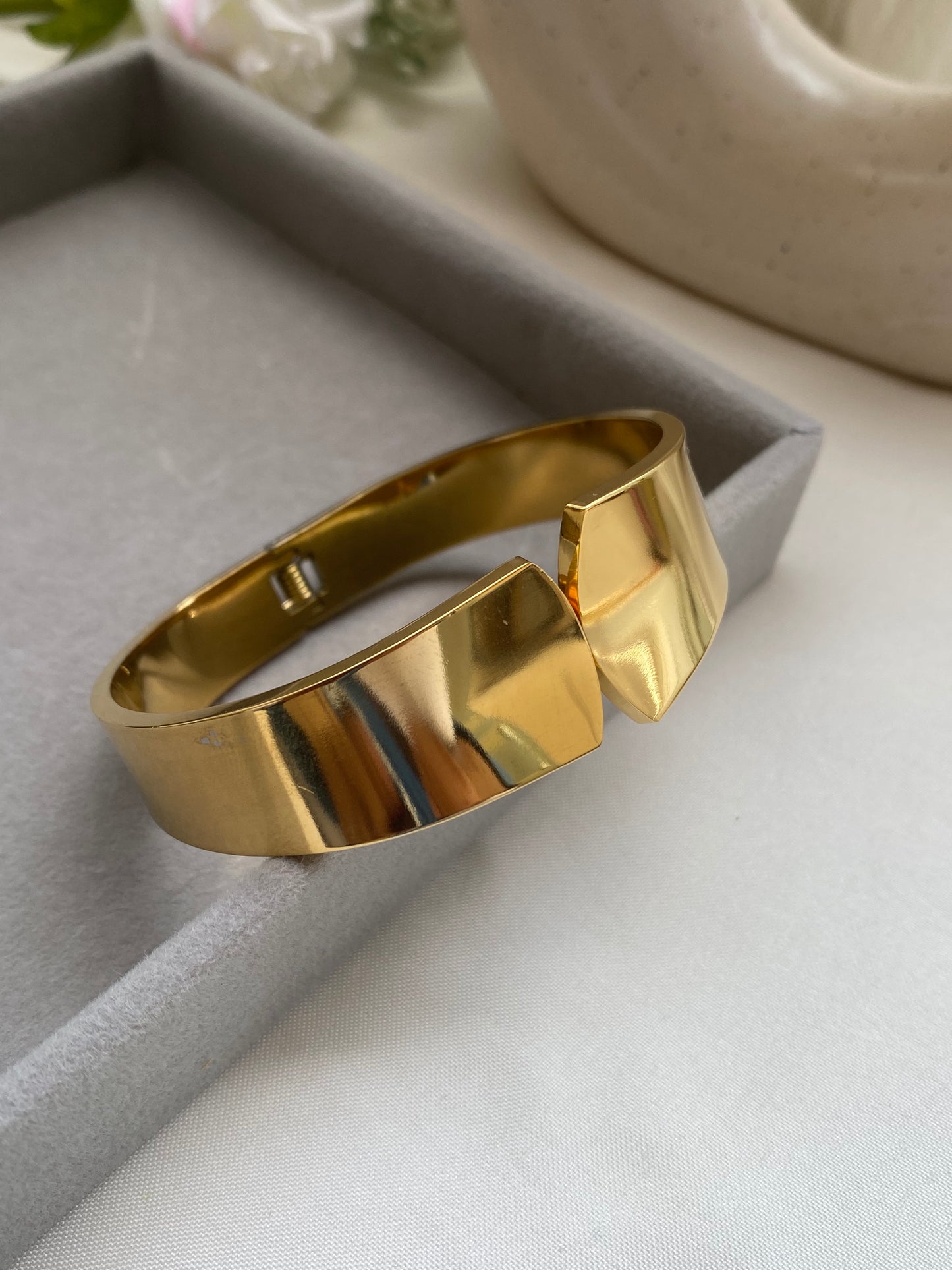 Elegant Wide Cuff Bracelets