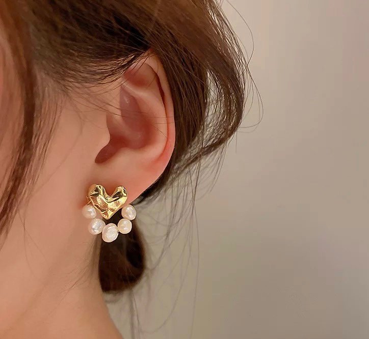 Jewellery Gold Tone White Pearls
