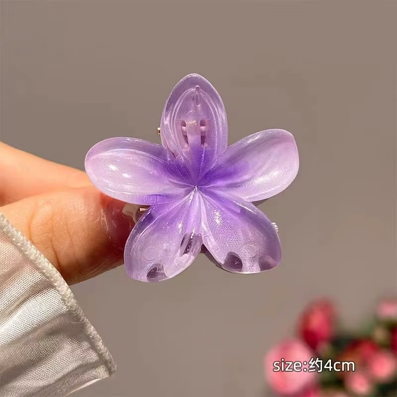 Mini Flower Trendy Hair Claw Clips ( Pack Of 5 )