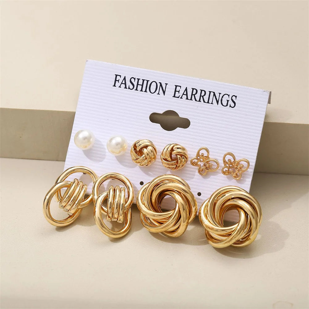 Elegant Minimalist Earrings Set