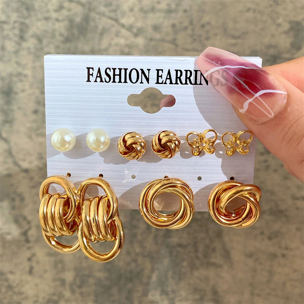 Elegant Minimalist Earrings Set