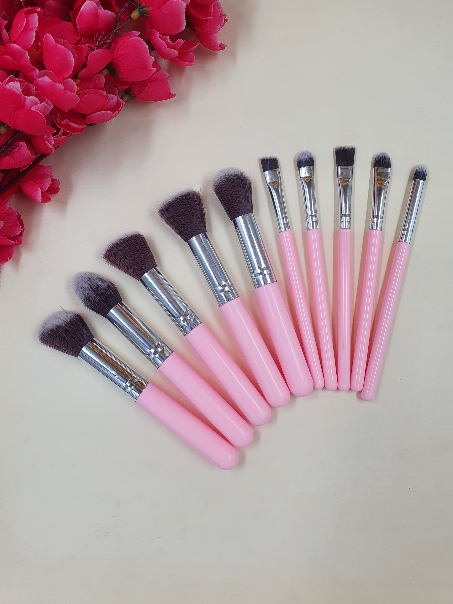 Stily Makeup Brush Set - Pack of 10