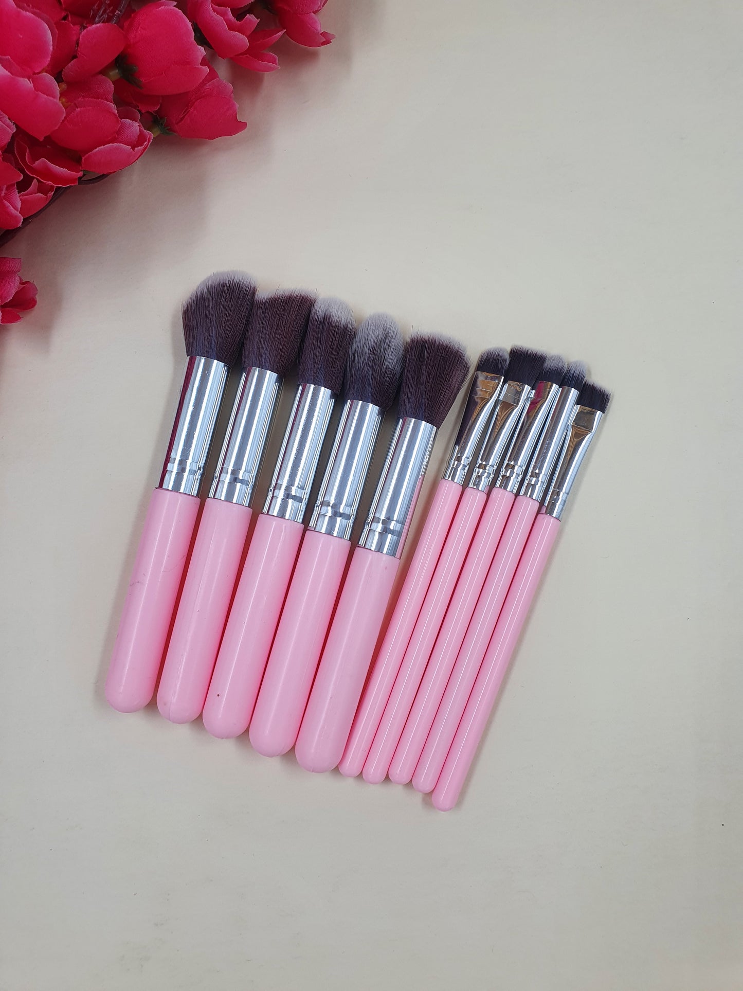 Stily Makeup Brush Set - Pack of 10