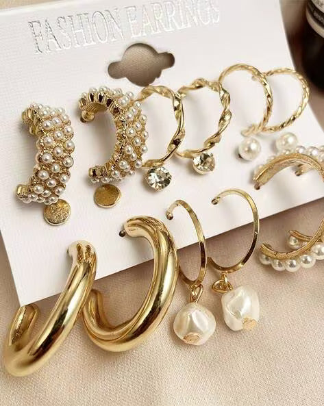 9-Pair Mix & Match Earring Set