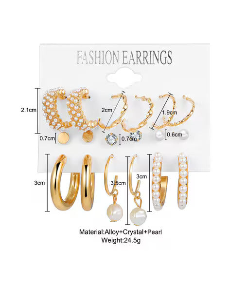 9-Pair Mix & Match Earring Set