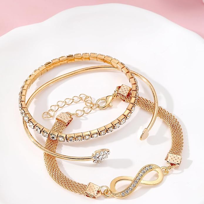 3pcs/Set Fashionable Symbol Bracelet For Women