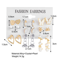 9 Pair Of earrings Set