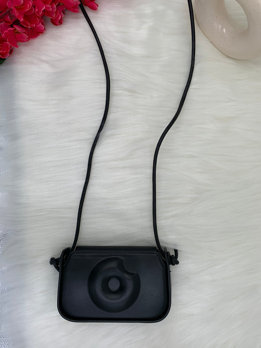 Black Camera-Style Sling Bag