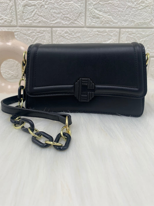 Black Shoulder Sling Handbag