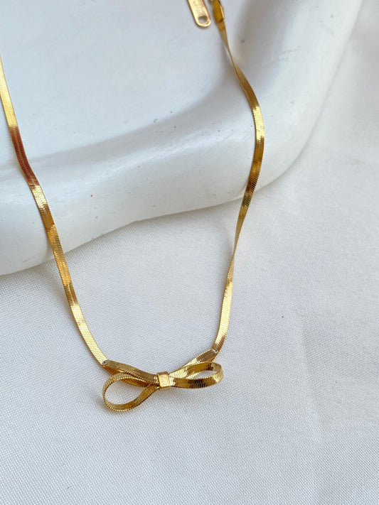 Bow Choker Necklace