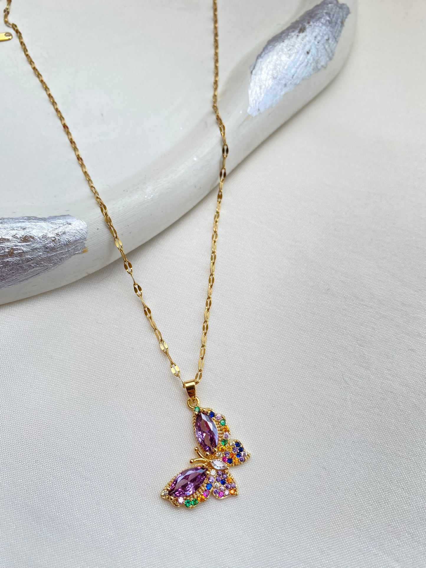 Beautiful Butterfly Necklace | Anti Tarnish | Waterproof