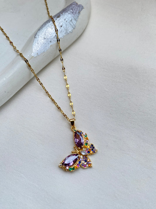 Beautiful Butterfly Necklace | Anti Tarnish | Waterproof