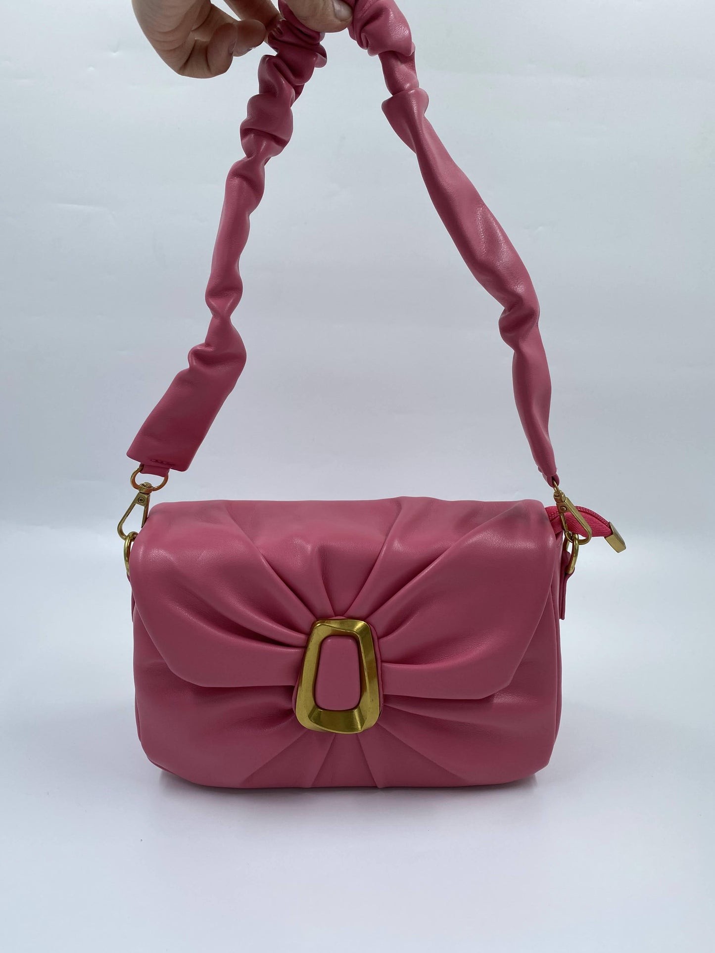 Solid Rose Pink Women's Bag