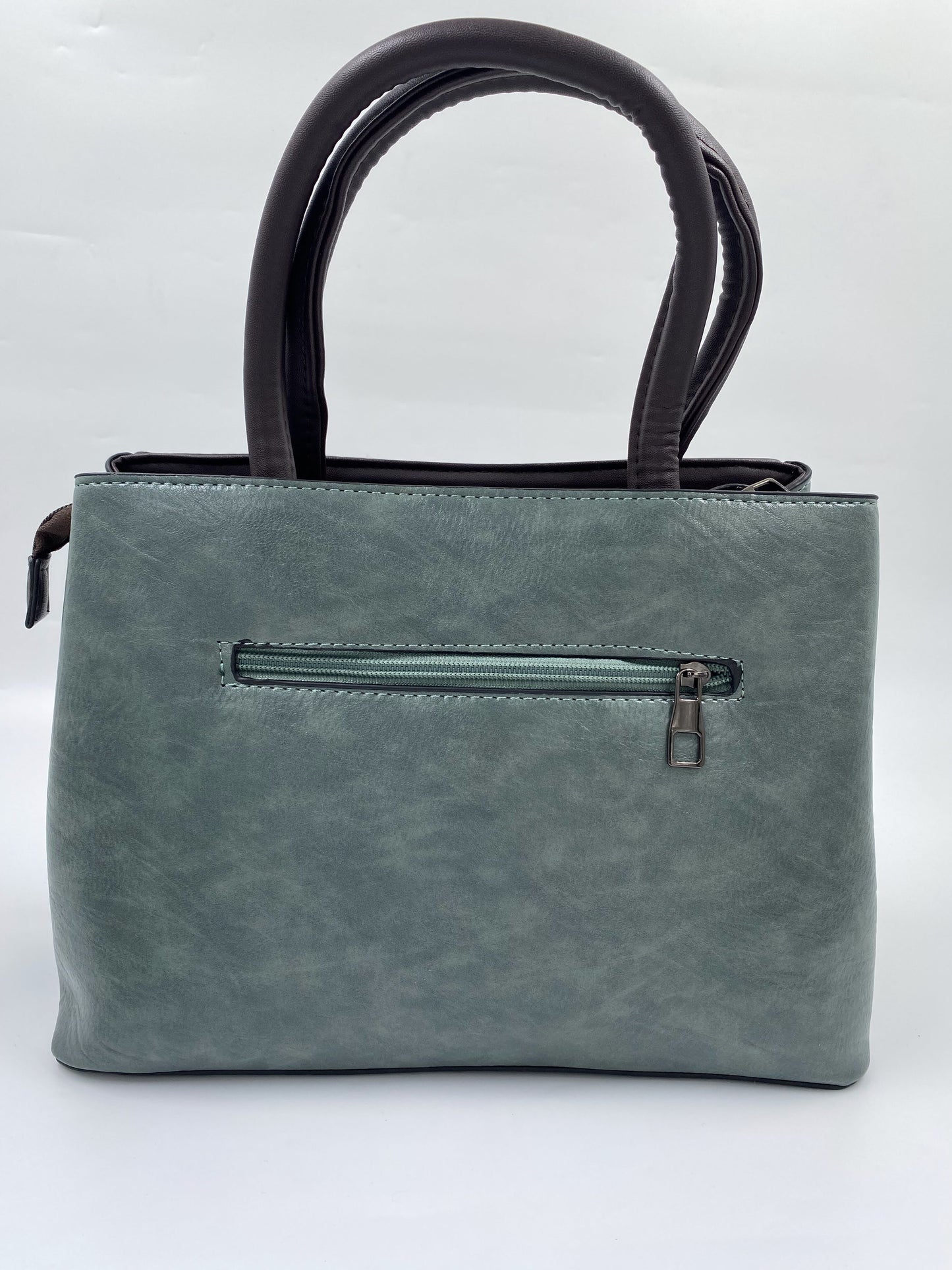 Green Solid Shoulder Bag