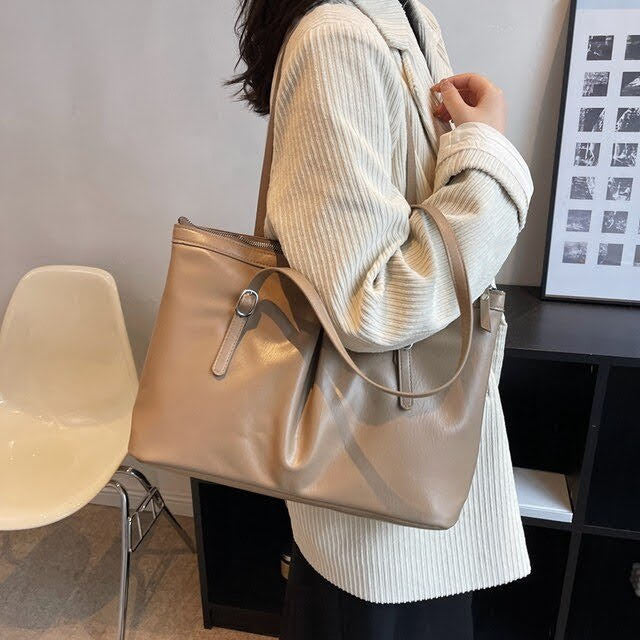 Beige Tote Bag